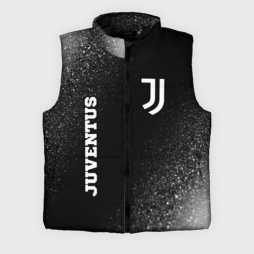 Мужской жилет Juventus sport на темном фоне вертикально / 3D-Черный – фото 1