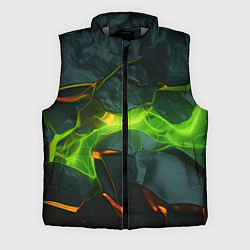 Мужской жилет Неоновая яркая геометрическая абстракция со светом