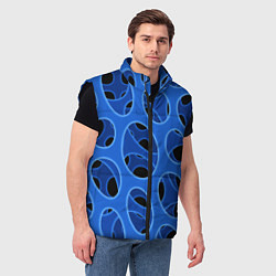 Мужской жилет Синяя мембрана с перфорацией, цвет: 3D-черный — фото 2