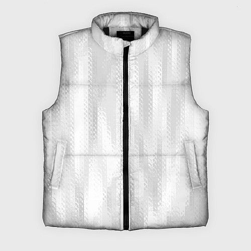Мужской жилет Светлый серый абстрактные полосы / 3D-Черный – фото 1
