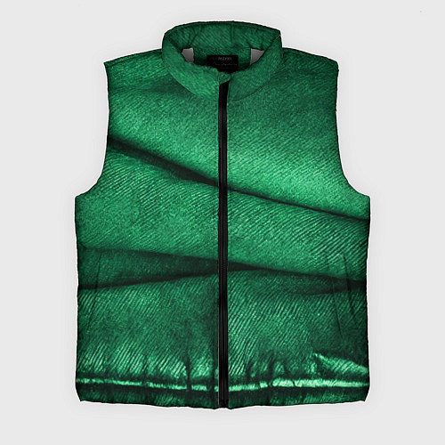 Мужской жилет Зеленая джинса / 3D-Светло-серый – фото 1