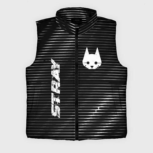 Мужской жилет Stray metal game lines / 3D-Черный – фото 1