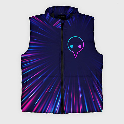 Мужской жилет Evangelion neon blast lines / 3D-Черный – фото 1