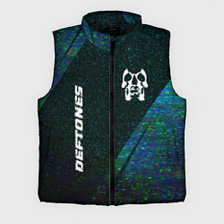 Мужской жилет Deftones glitch blue