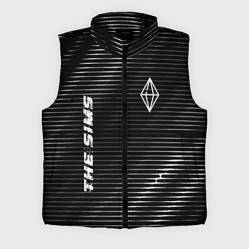 Мужской жилет The Sims metal game lines / 3D-Черный – фото 1