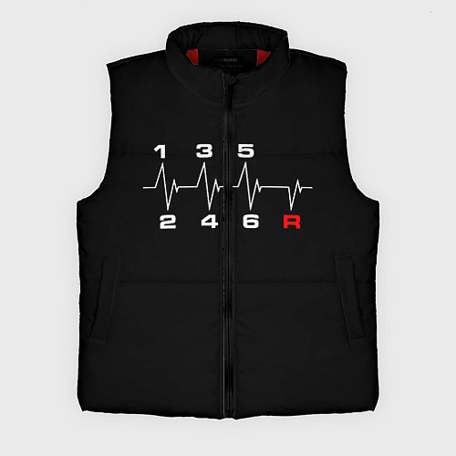 Мужской жилет КПП - шесть скоростей / 3D-Красный – фото 1