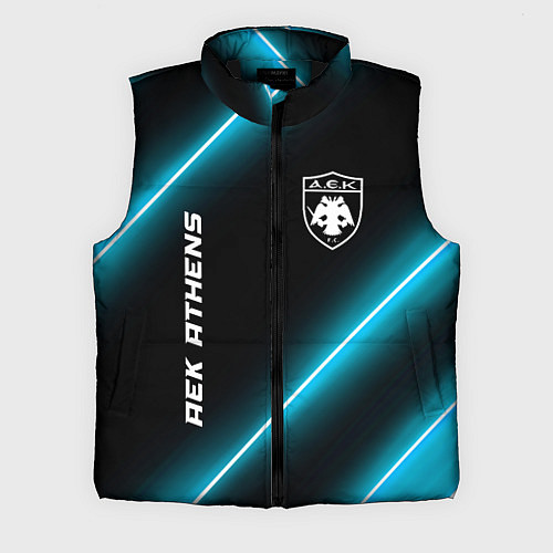 Мужской жилет AEK Athens неоновые лампы / 3D-Черный – фото 1