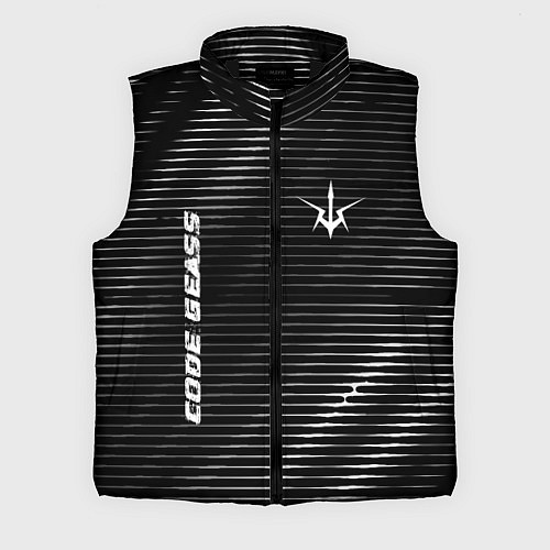 Мужской жилет Code Geass metal anime lines / 3D-Черный – фото 1