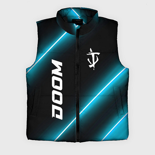 Мужской жилет Doom неоновые лампы / 3D-Черный – фото 1
