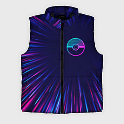 Мужской жилет Pokemon neon blast lines, цвет: 3D-черный