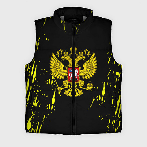 Мужской жилет Borussia жёлтые краски / 3D-Светло-серый – фото 1