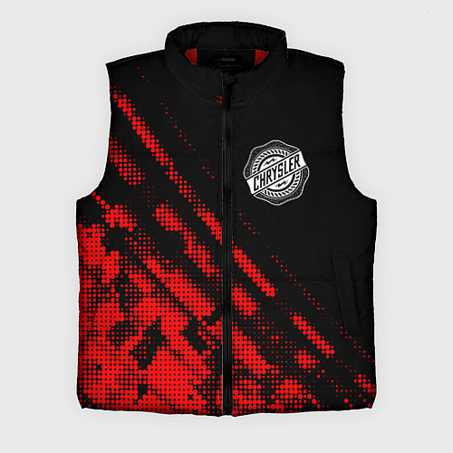 Мужской жилет Chrysler sport grunge / 3D-Красный – фото 1