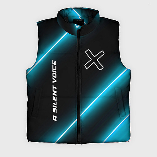Мужской жилет A Silent Voice неоновые лампы / 3D-Черный – фото 1