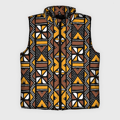 Мужской жилет Африканский мавританский узор / 3D-Черный – фото 1