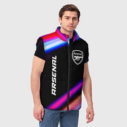 Мужской жилет Arsenal speed game lights, цвет: 3D-черный — фото 2