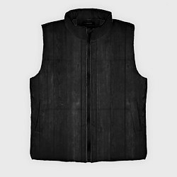 Мужской жилет Текстура темного паркета, цвет: 3D-черный