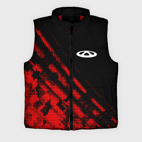Мужской жилет Chery sport grunge / 3D-Красный – фото 1
