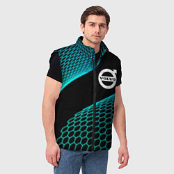 Мужской жилет Volvo electro hexagon, цвет: 3D-черный — фото 2