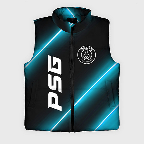 Мужской жилет PSG неоновые лампы / 3D-Черный – фото 1