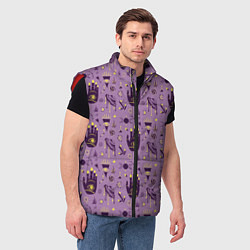 Мужской жилет Знаки астрологии, цвет: 3D-красный — фото 2