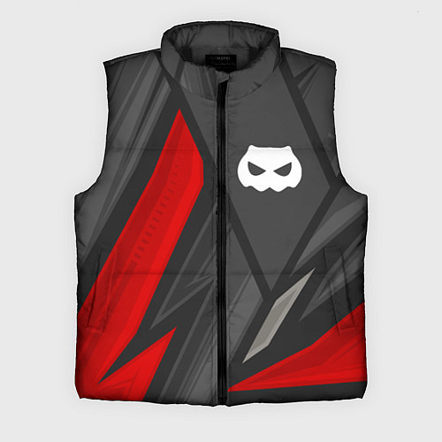 Мужской жилет DanMachi red lines / 3D-Черный – фото 1