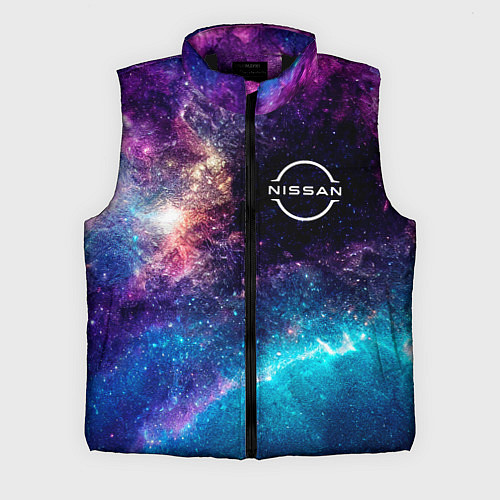Мужской жилет Nissan space auto / 3D-Черный – фото 1