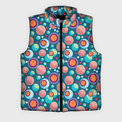 Мужской жилет Шарики едут за ролики, цвет: 3D-светло-серый