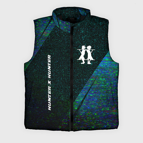 Мужской жилет Hunter x Hunter glitch blue / 3D-Черный – фото 1