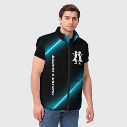 Мужской жилет Hunter x Hunter неоновые лампы, цвет: 3D-черный — фото 2