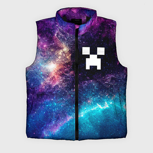 Мужской жилет Minecraft space game / 3D-Черный – фото 1