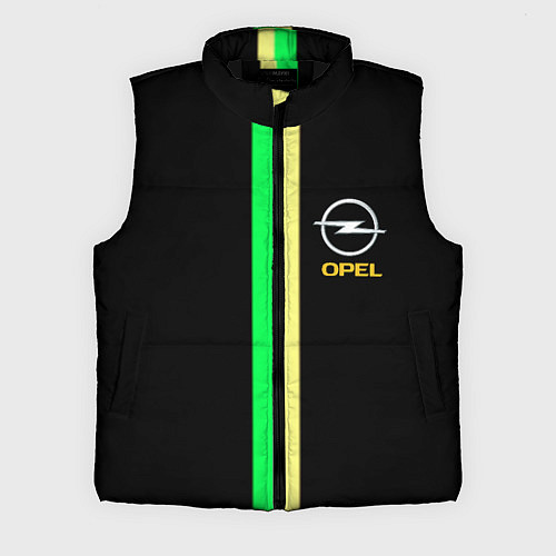 Мужской жилет Opel line geometry / 3D-Черный – фото 1
