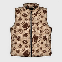 Мужской жилет Кофейный узор