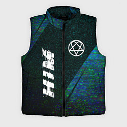 Мужской жилет HIM glitch blue