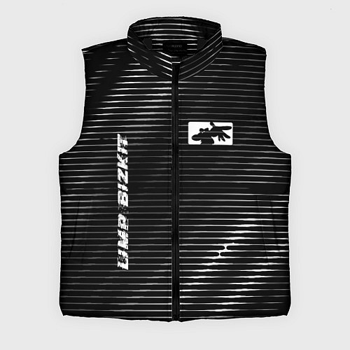 Мужской жилет Limp Bizkit metal rock lines / 3D-Черный – фото 1