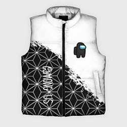 Мужской жилет Among us mobile game retro, цвет: 3D-светло-серый