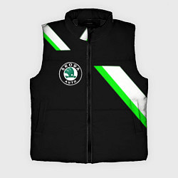 Мужской жилет Skoda geometry, цвет: 3D-черный