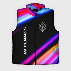 Мужской жилет In Flames neon rock lights