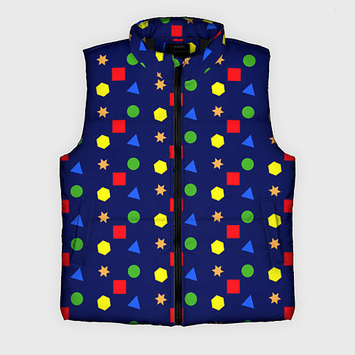Мужской жилет Разные фигурки / 3D-Черный – фото 1
