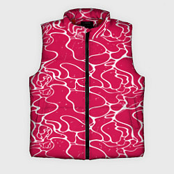 Мужской жилет Яркий абстрактный паттерн для спорта, цвет: 3D-красный