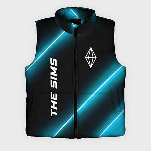 Мужской жилет The Sims неоновые лампы / 3D-Черный – фото 1