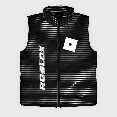 Мужской жилет Roblox metal game lines / 3D-Черный – фото 1