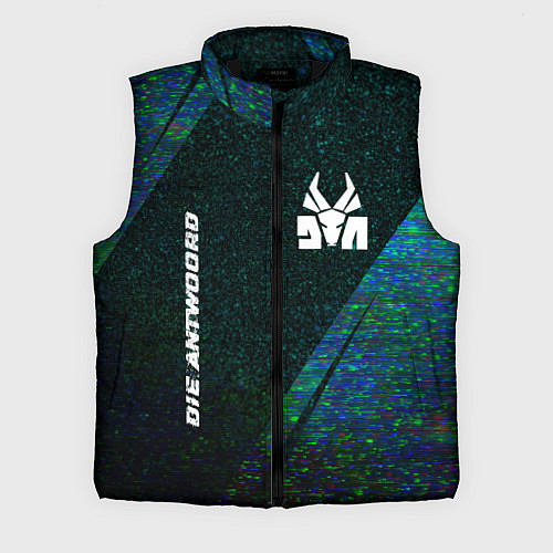 Мужской жилет Die Antwoord glitch blue / 3D-Черный – фото 1