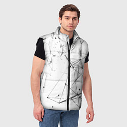 Мужской жилет Белый плексус, цвет: 3D-черный — фото 2
