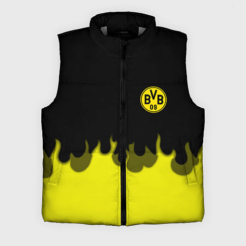 Мужской жилет Borussia fire fc / 3D-Светло-серый – фото 1