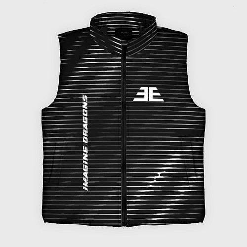 Мужской жилет Imagine Dragons metal rock lines / 3D-Черный – фото 1