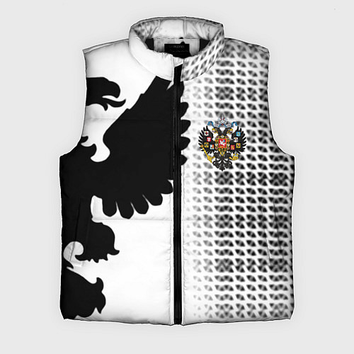Мужской жилет Россия имперский герб / 3D-Черный – фото 1