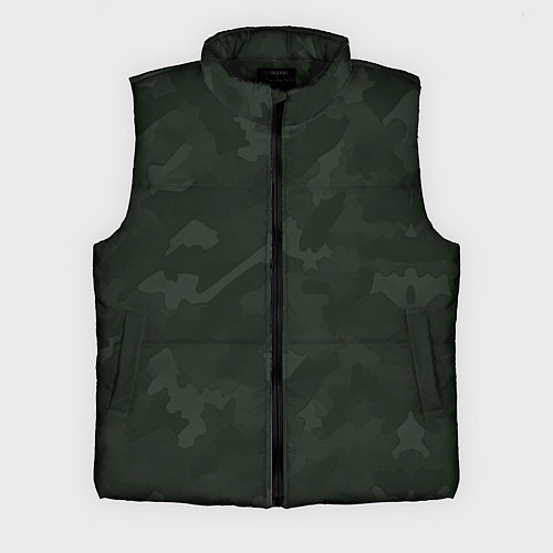 Мужской жилет Камуфляж тёмный / 3D-Черный – фото 1