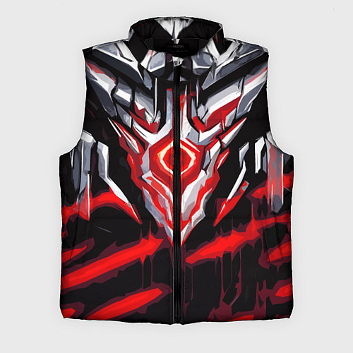 Мужской жилет Абстрактная красная руна / 3D-Черный – фото 1