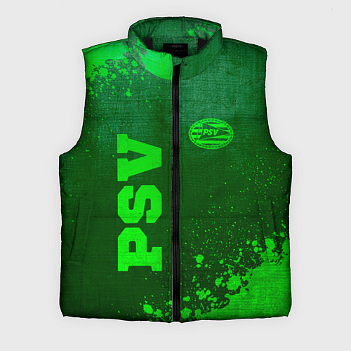 Мужской жилет PSV - green gradient вертикально / 3D-Черный – фото 1