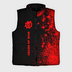 Мужской жилет Gears of War - red gradient по-вертикали, цвет: 3D-черный